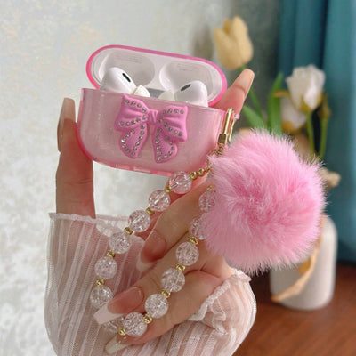 Diamond Bow For AirPods 23 Generation Bluetooth Headset