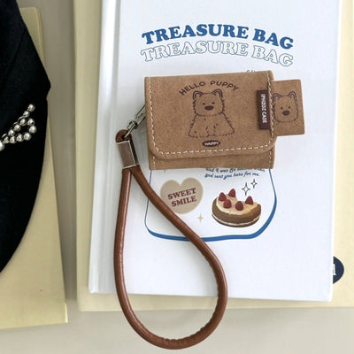 Leather Brown 23 Generation Wireless Bluetooth Headset Protective Cover