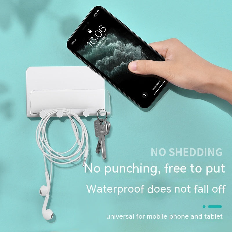 Punch Free Paste Mobile Phone Charging And Placing Bracket