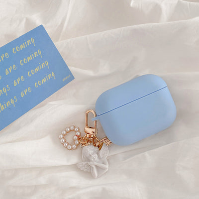 Compatible with Apple, Compatible with Apple , Little Angel Earphone Cover Suitable For Airpods Protective Cover  Personality Creative Female Tide Soft Shell Silicone