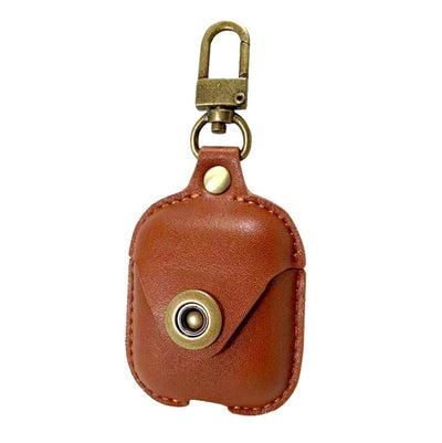 Compatible with Apple, AirPods leather earphone cover