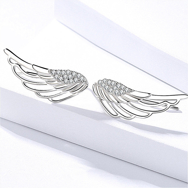 Angel wings earrings
