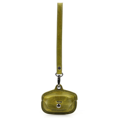 Applicable Earphone Sleeves Crazy Horse Leather Wireless Bluetooth Headset Protective Cover