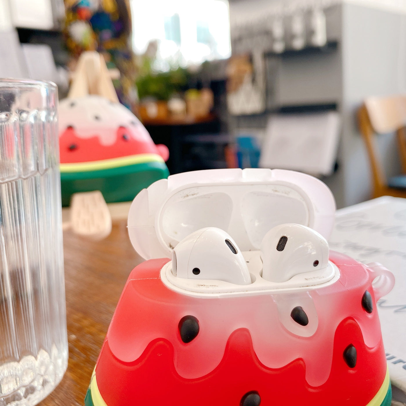 Compatible with Apple, Creative Watermelon Popsicle AirPods Earphone Cover