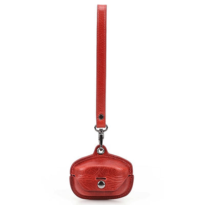 Applicable Earphone Sleeves Crazy Horse Leather Wireless Bluetooth Headset Protective Cover