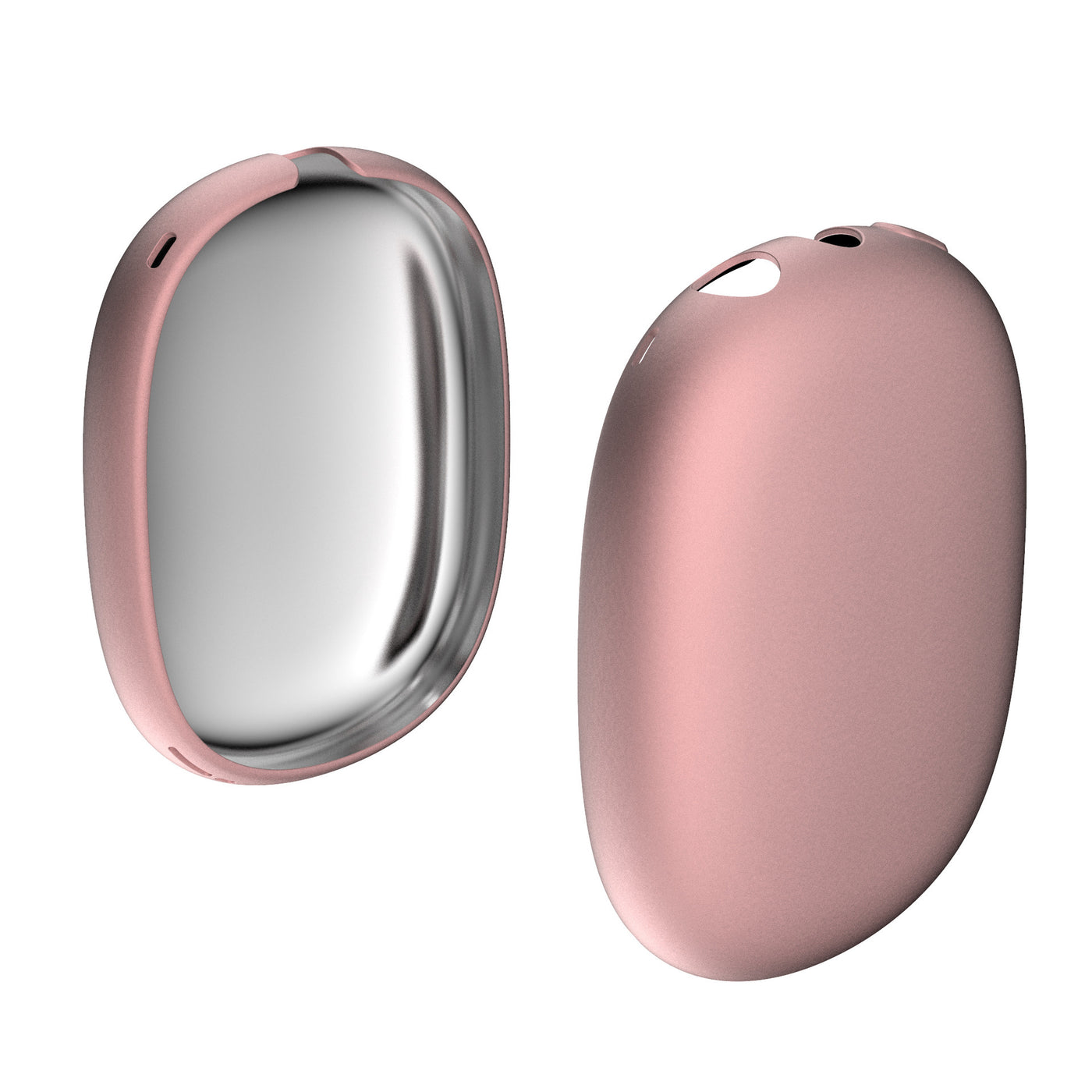 Electroplated Frosted Transparent Earphone Cover For AirPods Max TPU