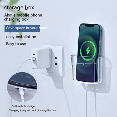 Punch Free Paste Mobile Phone Charging And Placing Bracket