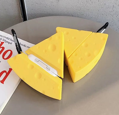 Compatible with Apple, Compatible with Apple , Stereo cheese and cheese airpods 1/2 generation wireless bluetooth silica gel cover pro3 generation earphone case protective cover