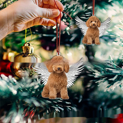 Labrador Retriever Pet Dog Wings Decorations With Angel Wings