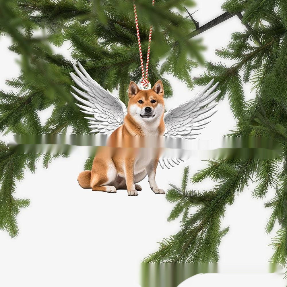 Labrador Retriever Pet Dog Wings Decorations With Angel Wings
