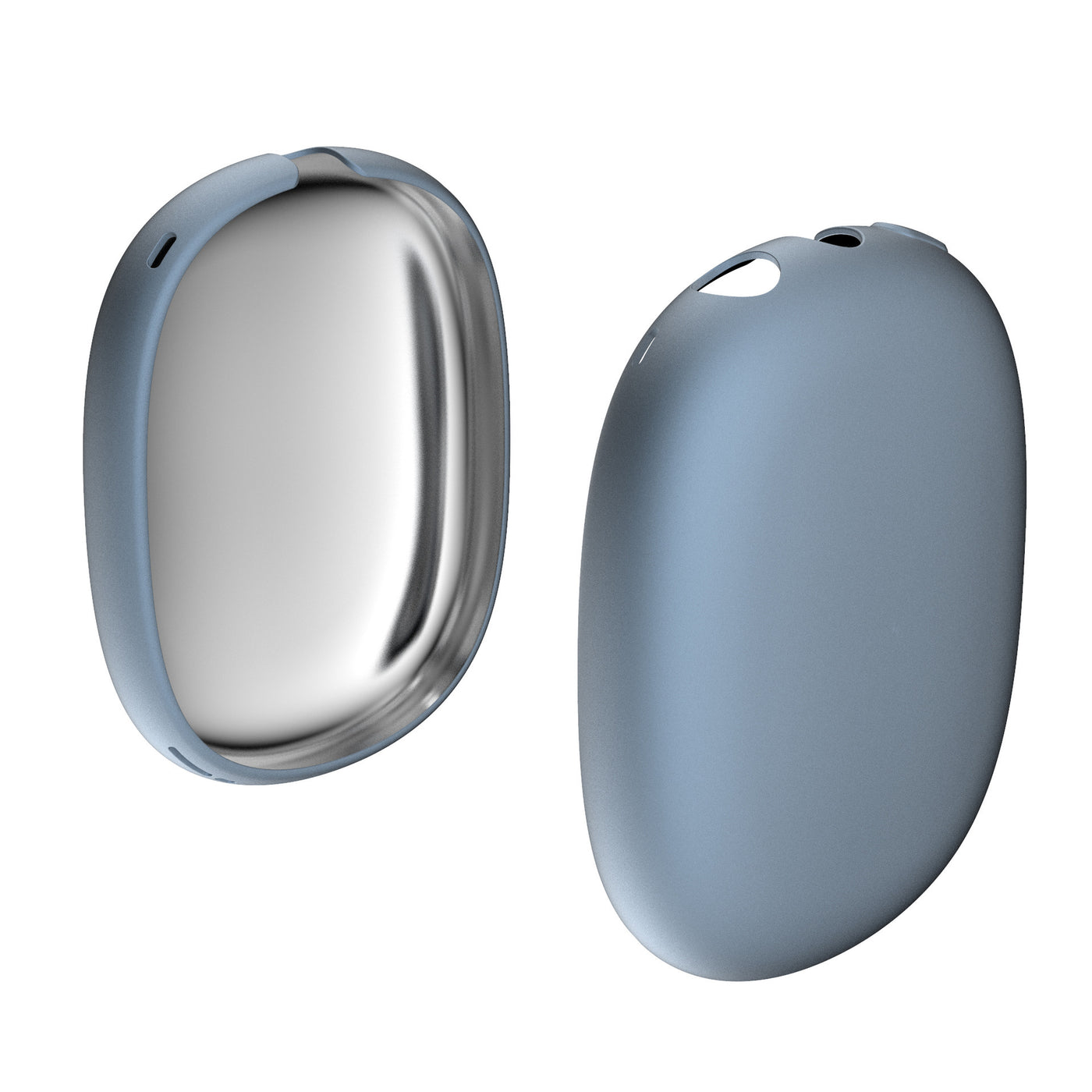 Electroplated Frosted Transparent Earphone Cover For AirPods Max TPU