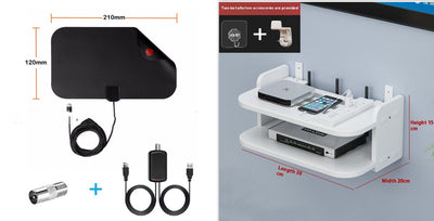 Router Storage Box Punch-free Wall-mounted Storage Rack