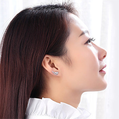 Angel wings earrings