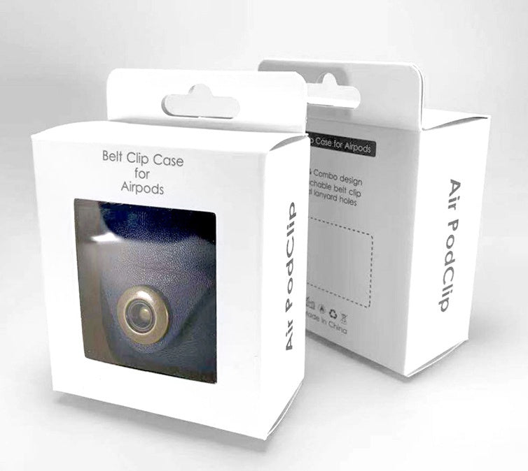 Compatible with Apple, AirPods leather earphone cover