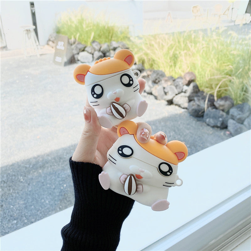 Hamtaro Hamster Wireless Bluetooth Earphone Cover Soft