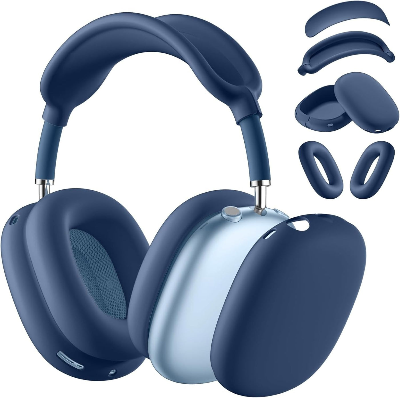 Earphone Case Silicone Earphone Case Bluetooth Headphone Case Head-mounted Protective Case