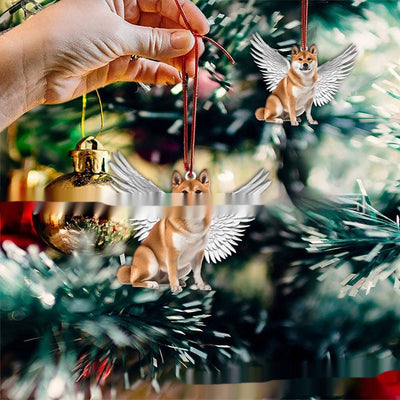 Labrador Retriever Pet Dog Wings Decorations With Angel Wings