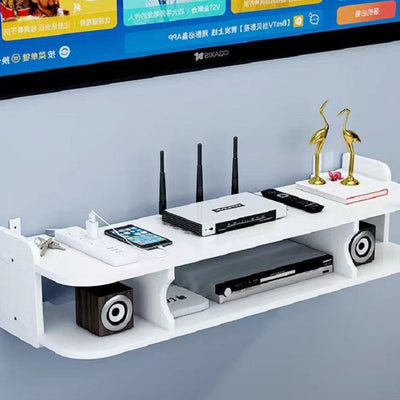 Router Storage Box Rack Punch-free Wall-mounted