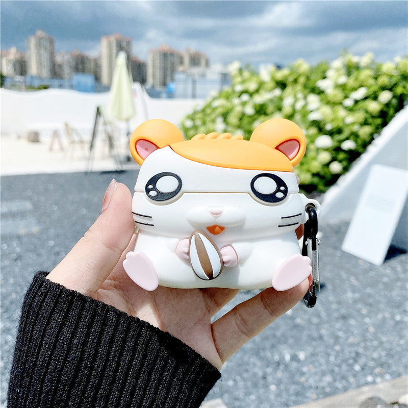 Hamtaro Hamster Wireless Bluetooth Earphone Cover Soft