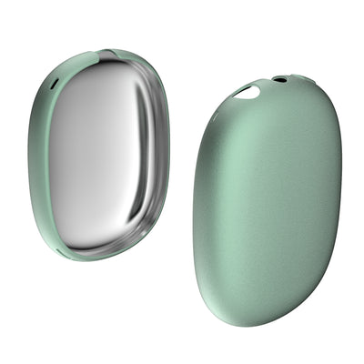 Electroplated Frosted Transparent Earphone Cover For AirPods Max TPU