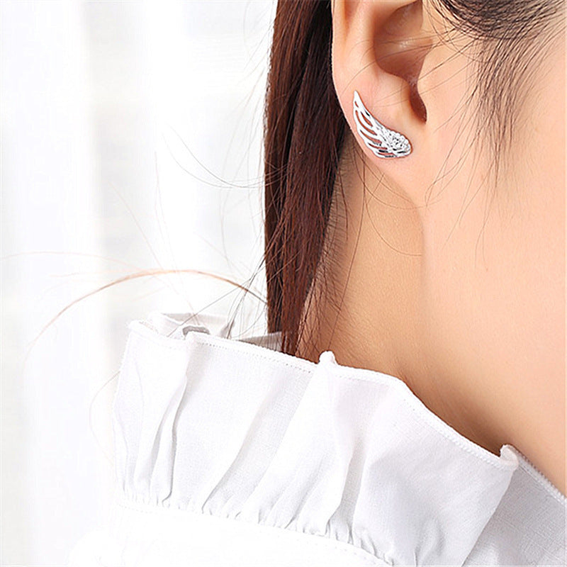 Angel wings earrings