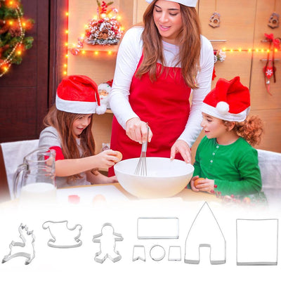 Christmas Cookie Mold Christmas Decorations For Make a  Cookie House