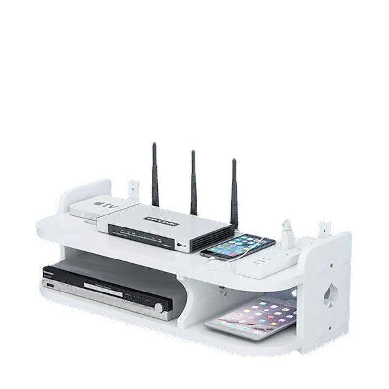 Router Storage Box Rack Punch-free Wall-mounted