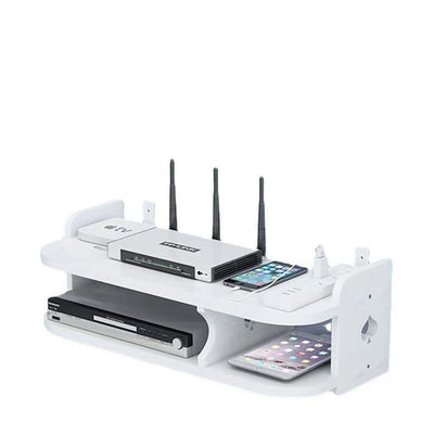 Router Storage Box Rack Punch-free Wall-mounted