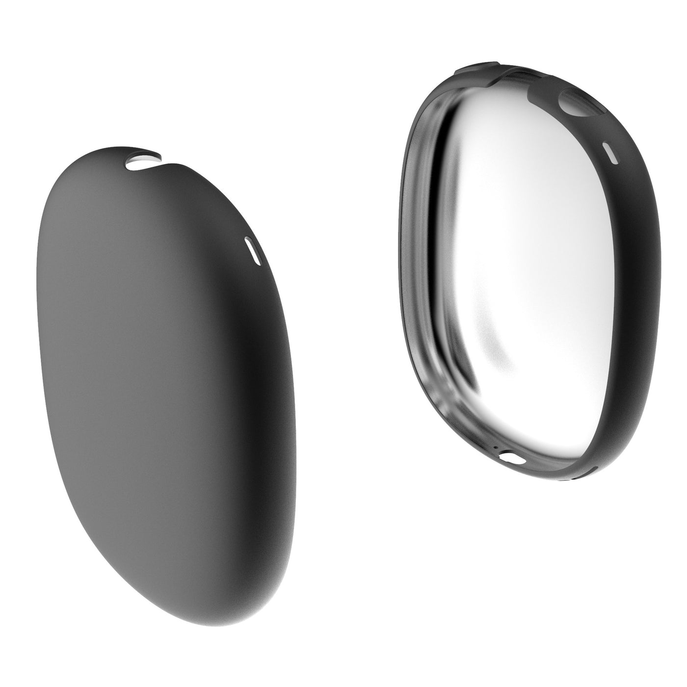 Electroplated Frosted Transparent Earphone Cover For AirPods Max TPU