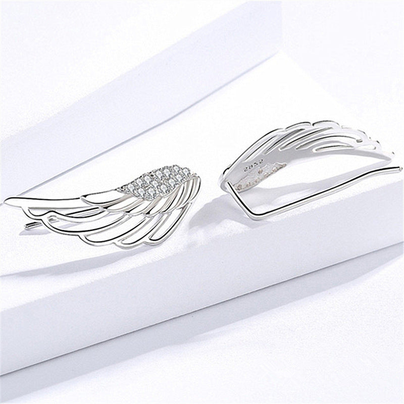 Angel wings earrings