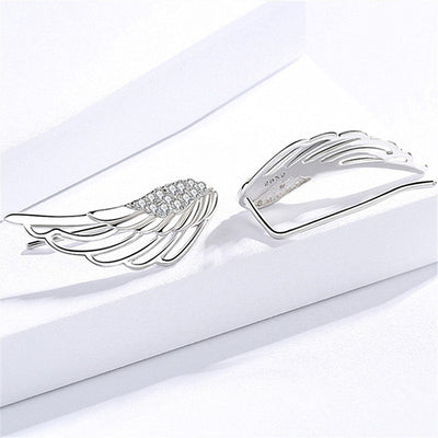 Angel wings earrings