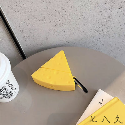 Compatible with Apple, Compatible with Apple , Stereo cheese and cheese airpods 1/2 generation wireless bluetooth silica gel cover pro3 generation earphone case protective cover