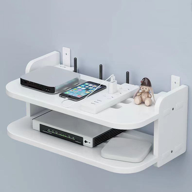 Router Storage Box Rack Punch-free Wall-mounted
