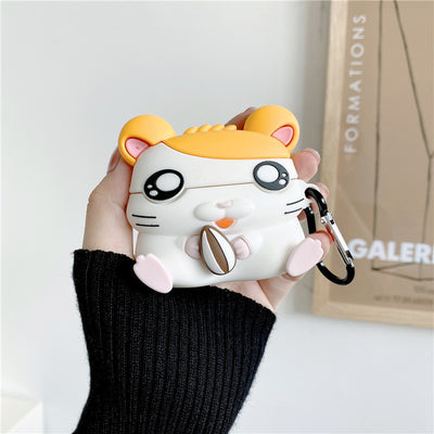 Hamtaro Hamster Wireless Bluetooth Earphone Cover Soft
