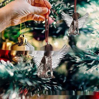 Labrador Retriever Pet Dog Wings Decorations With Angel Wings