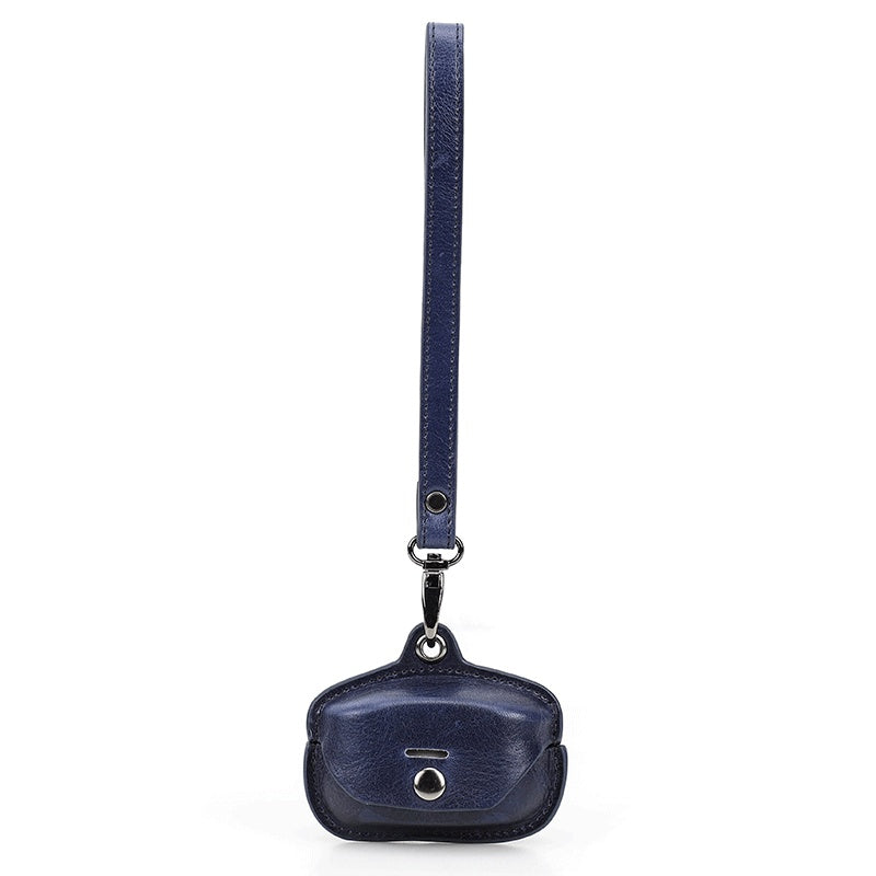 Applicable Earphone Sleeves Crazy Horse Leather Wireless Bluetooth Headset Protective Cover