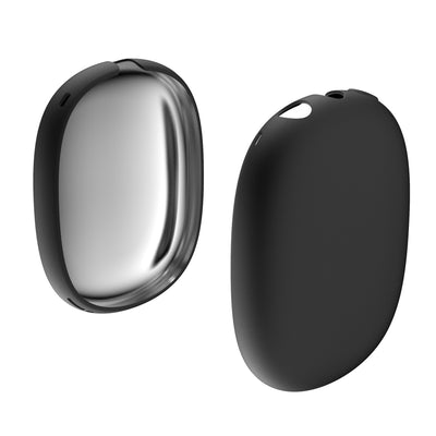 Electroplated Frosted Transparent Earphone Cover For AirPods Max TPU