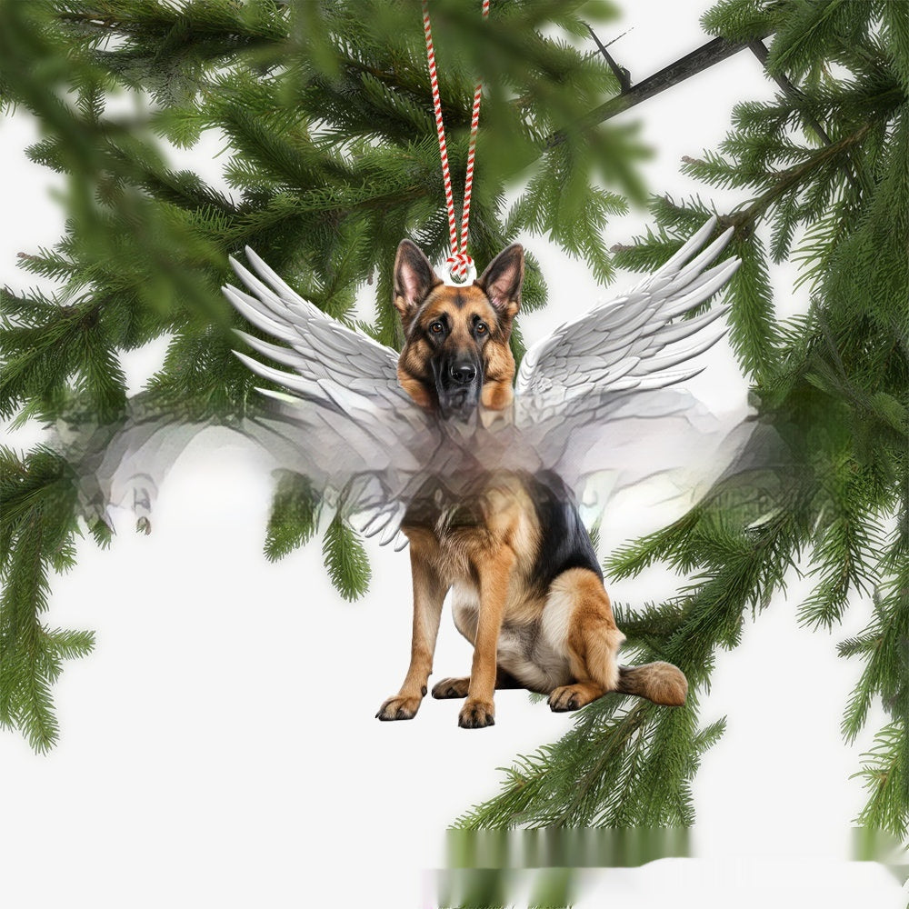 Labrador Retriever Pet Dog Wings Decorations With Angel Wings