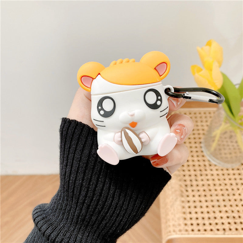 Hamtaro Hamster Wireless Bluetooth Earphone Cover Soft