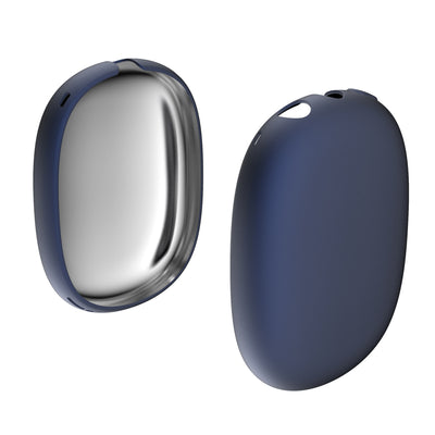 Electroplated Frosted Transparent Earphone Cover For AirPods Max TPU