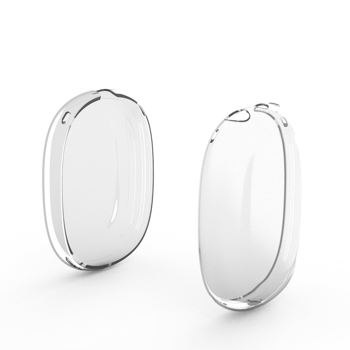 Electroplated Frosted Transparent Earphone Cover For AirPods Max TPU