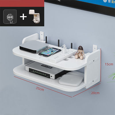 Router Storage Box Rack Punch-free Wall-mounted