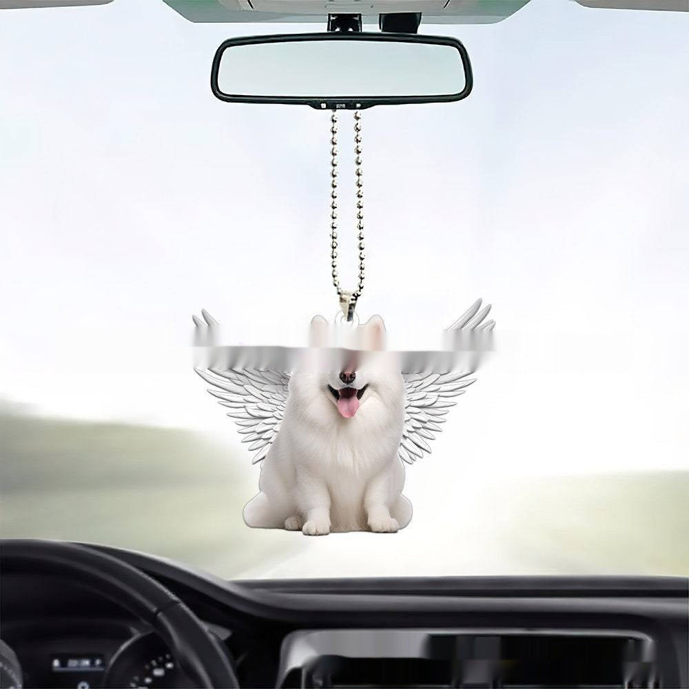 Labrador Retriever Pet Dog Wings Decorations With Angel Wings