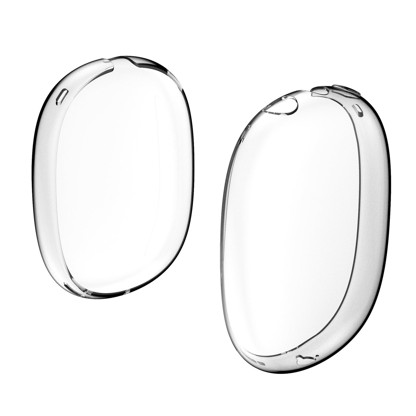 Electroplated Frosted Transparent Earphone Cover For AirPods Max TPU