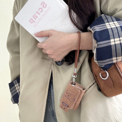 Leather Brown 23 Generation Wireless Bluetooth Headset Protective Cover