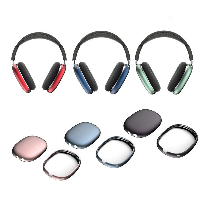 Electroplated Frosted Transparent Earphone Cover For AirPods Max TPU