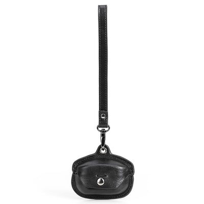 Applicable Earphone Sleeves Crazy Horse Leather Wireless Bluetooth Headset Protective Cover